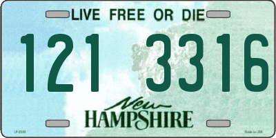 NH license plate 1213316
