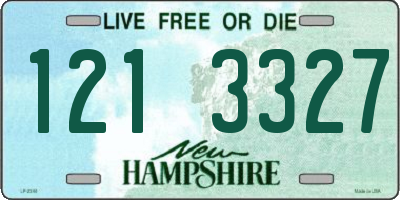 NH license plate 1213327
