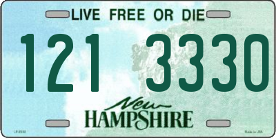 NH license plate 1213330