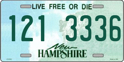 NH license plate 1213336