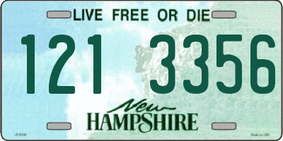 NH license plate 1213356
