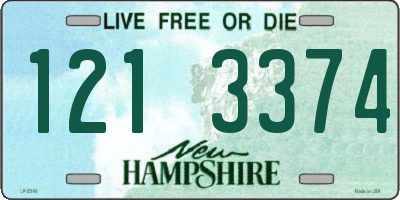 NH license plate 1213374