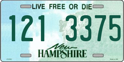 NH license plate 1213375