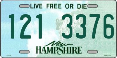NH license plate 1213376