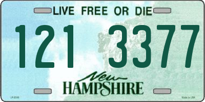 NH license plate 1213377
