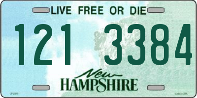 NH license plate 1213384