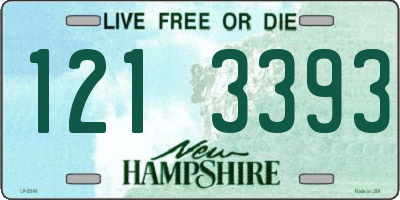 NH license plate 1213393
