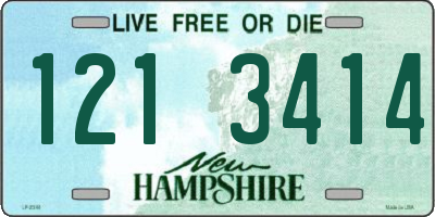 NH license plate 1213414