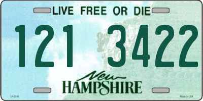 NH license plate 1213422