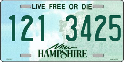 NH license plate 1213425