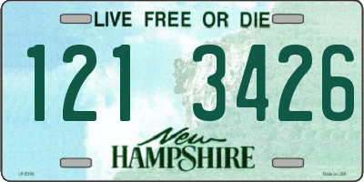 NH license plate 1213426