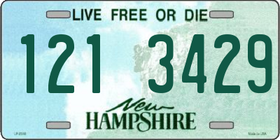 NH license plate 1213429