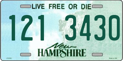 NH license plate 1213430