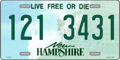 NH license plate 1213431