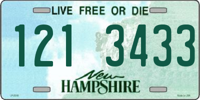 NH license plate 1213433