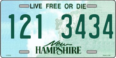 NH license plate 1213434