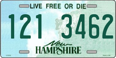 NH license plate 1213462