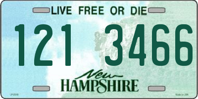 NH license plate 1213466