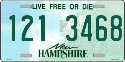 NH license plate 1213468