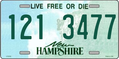 NH license plate 1213477
