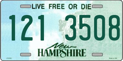 NH license plate 1213508