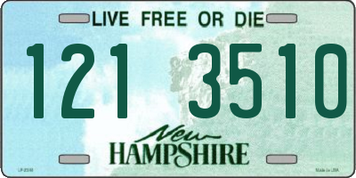 NH license plate 1213510