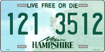 NH license plate 1213512