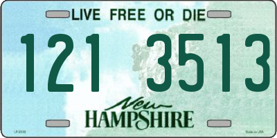 NH license plate 1213513