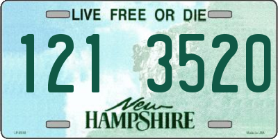 NH license plate 1213520