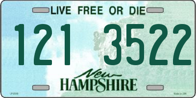 NH license plate 1213522