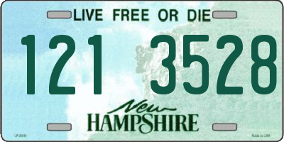 NH license plate 1213528