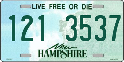 NH license plate 1213537