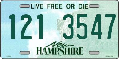 NH license plate 1213547