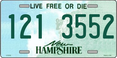 NH license plate 1213552
