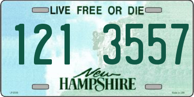 NH license plate 1213557