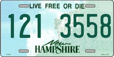 NH license plate 1213558