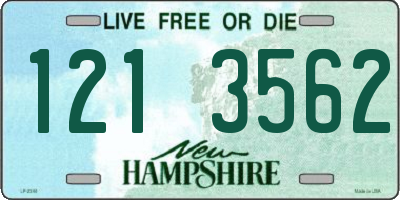NH license plate 1213562