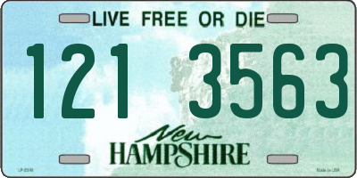 NH license plate 1213563