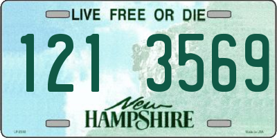 NH license plate 1213569