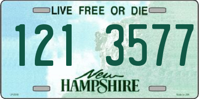 NH license plate 1213577