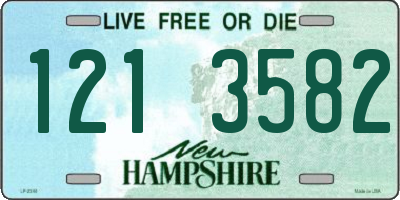 NH license plate 1213582