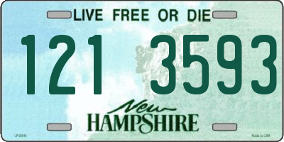 NH license plate 1213593