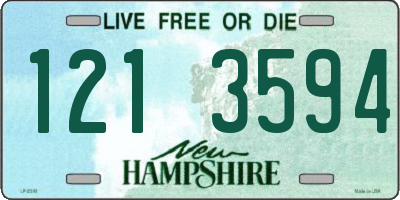 NH license plate 1213594