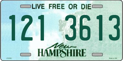 NH license plate 1213613