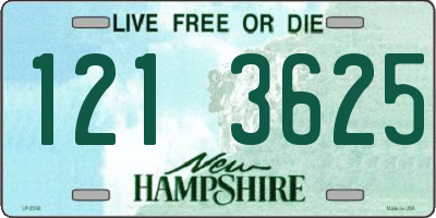 NH license plate 1213625