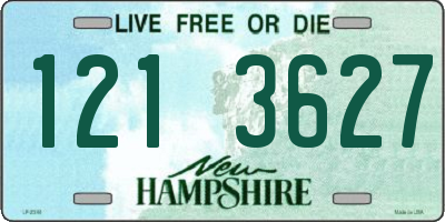 NH license plate 1213627
