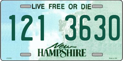 NH license plate 1213630