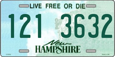 NH license plate 1213632