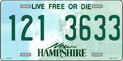 NH license plate 1213633