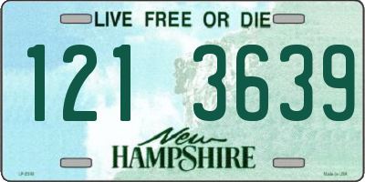 NH license plate 1213639
